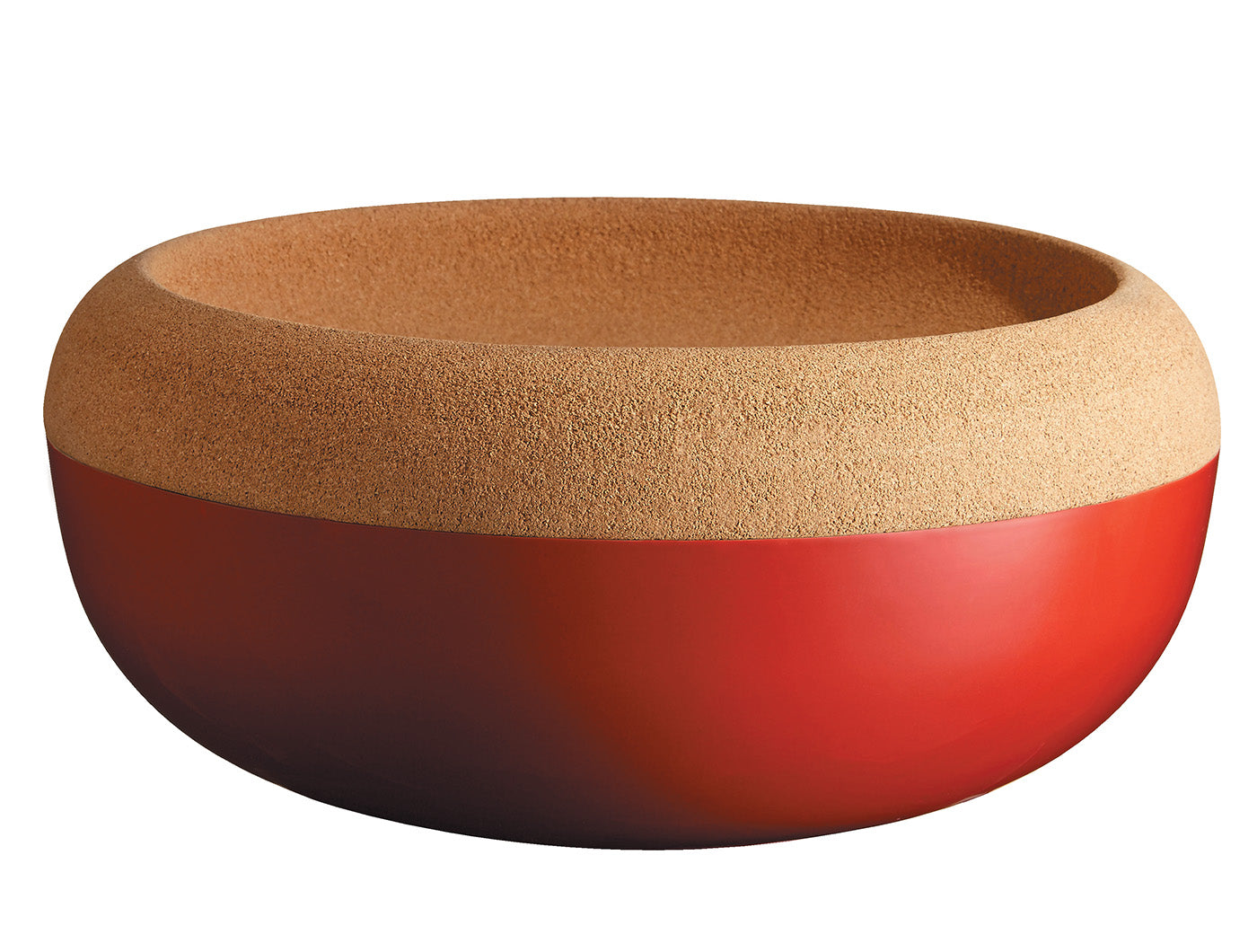 Emile Henry Large Food Storage Bowl, 14.1-Inch, Burgundy