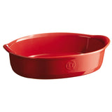 Emile Henry Ultime Small Oval Baking Dish, Burgundy