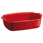 Emile Henry Individual Rectangle Baking Dish Ultime, 8.75" X 5.5", Burgundy