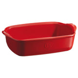 Emile Henry Individual Rectangle Baking Dish Ultime, 8.75" X 5.5", Burgundy