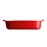 Emile Henry Large Rectangle Baking Dish Ultime, 16.5" X 10.5", Burgundy