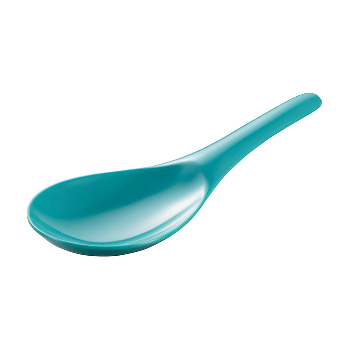 Gourmac 8-Inch Melamine Rice and Wok Spoon, Turquoise