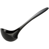 Gourmac 11.25-Inch Melamine Soup Ladle, Black