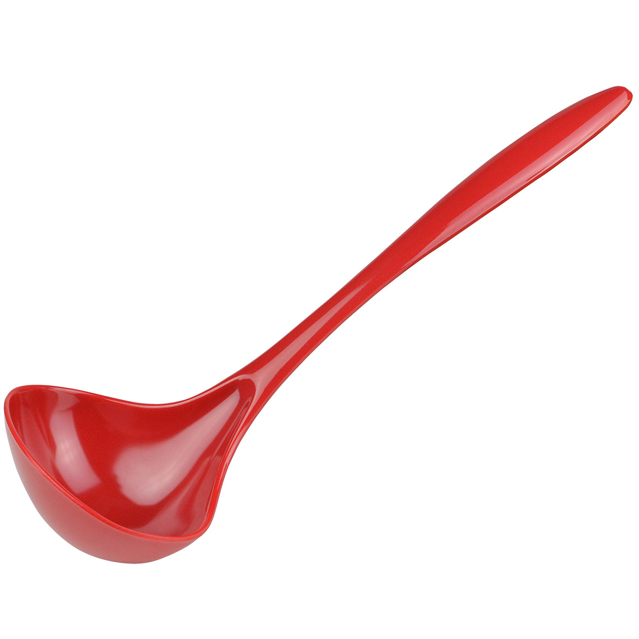 Gourmac 11.25-Inch Melamine Soup Ladle, Red