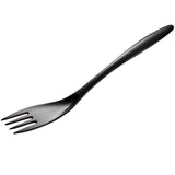 Gourmac 12-Inch Melamine Cooking & Serving Fork, Black