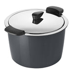 Kuhn Rikon Hotpan Stainless Steel Cooking Pot with Insulated Bowl, 5.3-Quart, Gray
