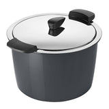 Kuhn Rikon Hotpan Stainless Steel Cooking Pot with Insulated Bowl, 5.3-Quart, Gray