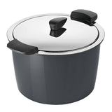 Kuhn Rikon Hotpan Stainless Steel Cooking Pot with Insulated Bowl, 5.3-Quart, Gray