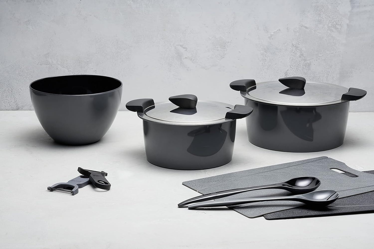 Kuhn Rikon Hotpan Stainless Steel Cooking Pot with Insulated Bowl, 3.2-Quart, Gray