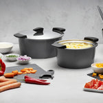 Kuhn Rikon Hotpan Stainless Steel Cooking Pot with Insulated Bowl, 3.2-Quart, Gray