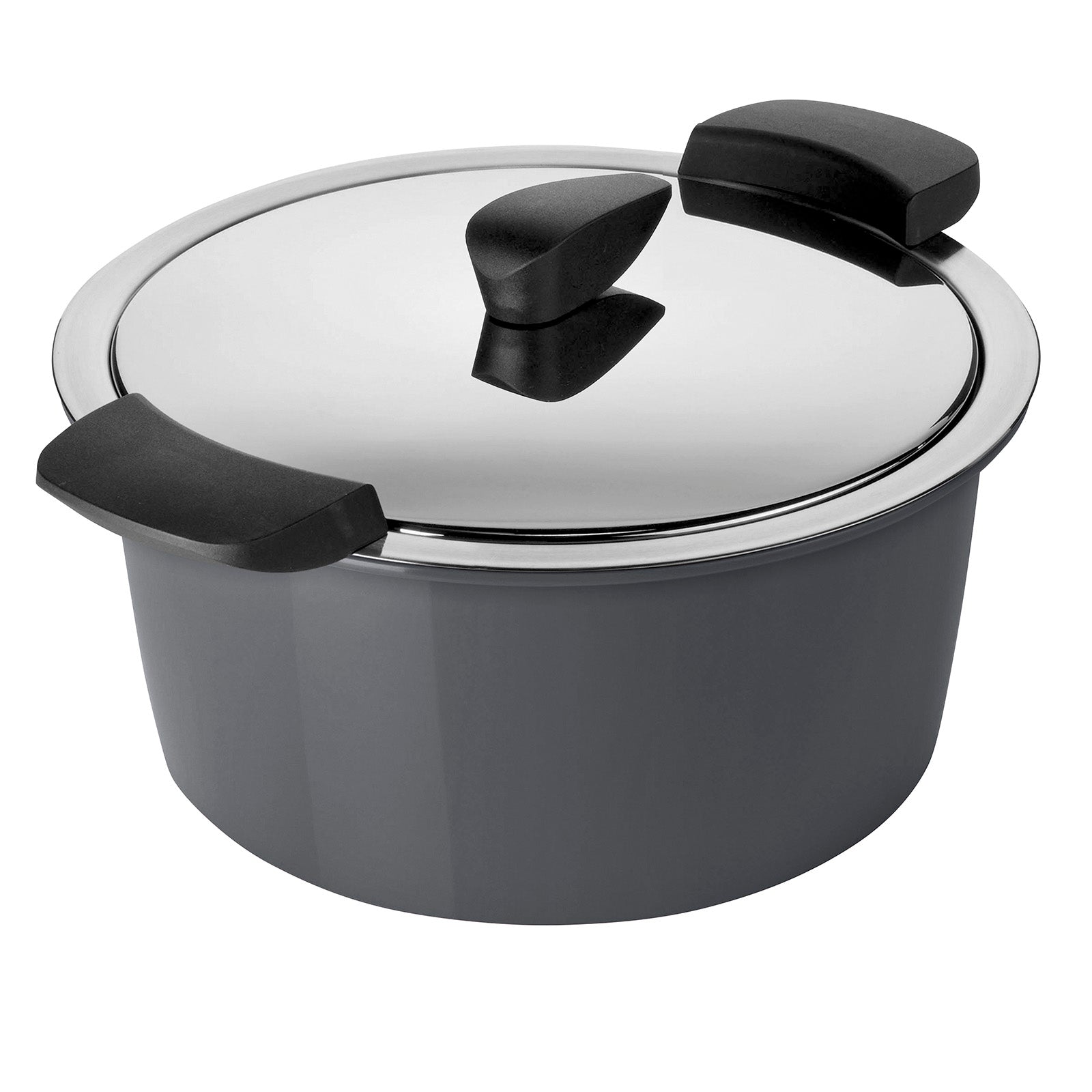 Kuhn Rikon Hotpan Stainless Steel Cooking Pot with Insulated Bowl, 3.2-Quart, Gray