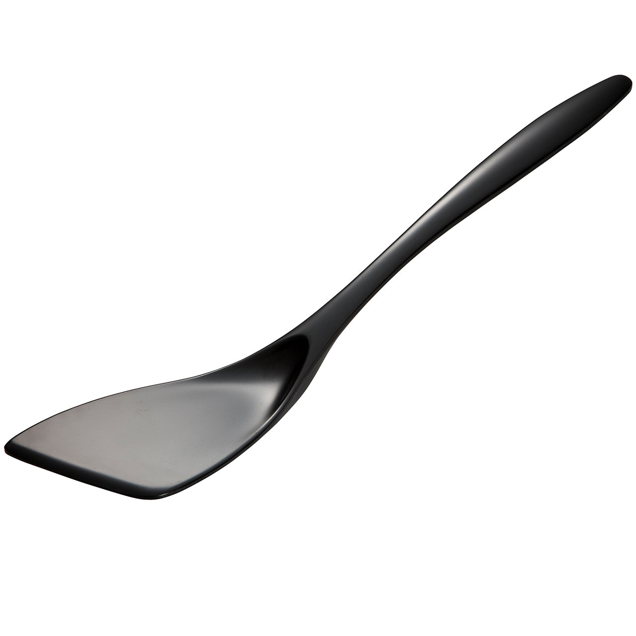 Gourmac 12-Inch Melamine Turner Spatula, Black