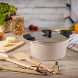 Kuhn Rikon Hotpan Stainless Steel Cooking Pot with Insulated Bowl, 1-Quart, Sand