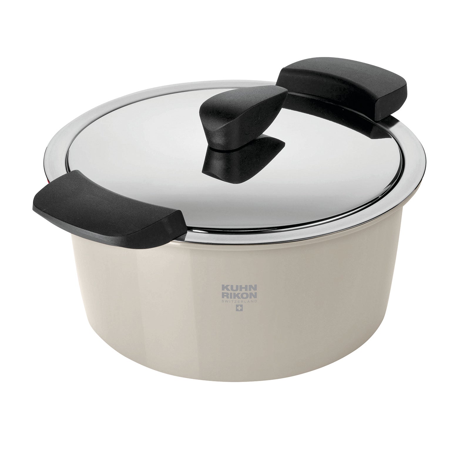 Kuhn Rikon Hotpan Stainless Steel Cooking Pot with Insulated Bowl, 2.1-Quart, Sand