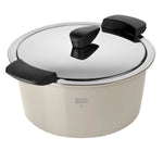 Kuhn Rikon Hotpan Stainless Steel Cooking Pot with Insulated Bowl, 3.2-Quart, Sand