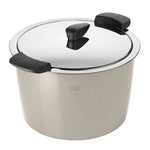 Kuhn Rikon Hotpan Stainless Steel Cooking Pot with Insulated Bowl, 5.3-Quart, Sand