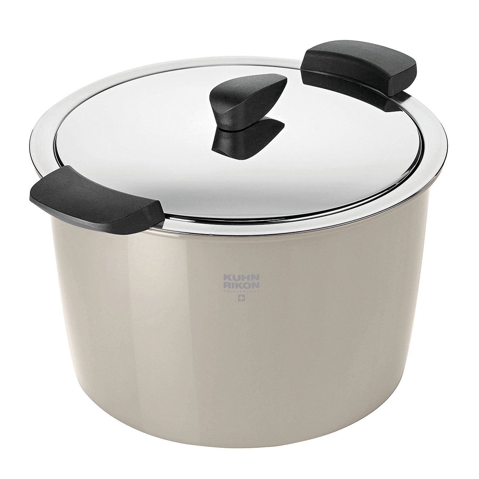 Kuhn Rikon Hotpan Stainless Steel Cooking Pot with Insulated Bowl, 5.3-Quart, Sand
