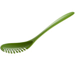 Gourmac 12-Inch Melamine Pasta Server Spaghetti Fork & Strainer, Green