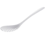 Gourmac 12-Inch Melamine Pasta Server Spaghetti Fork & Strainer, White