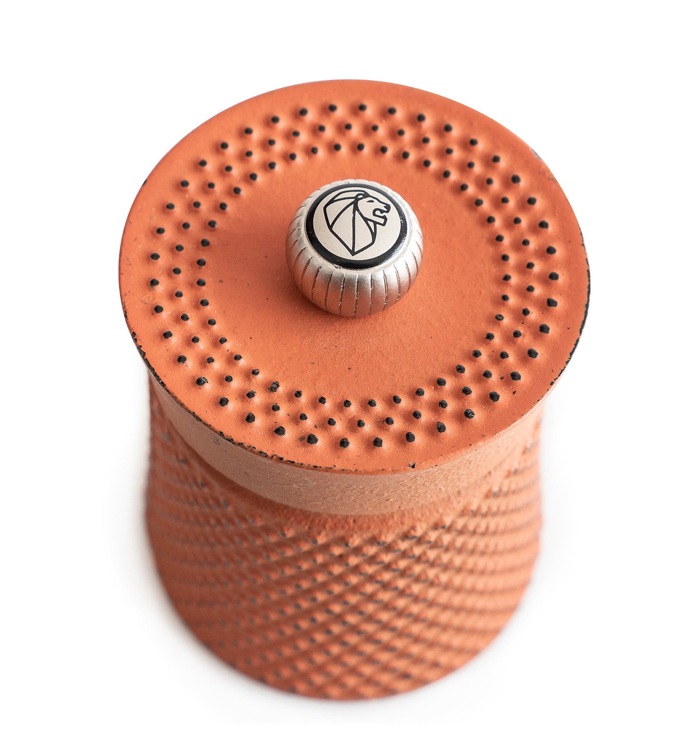 Peugeot Bali 3 Inch Cast Iron Pepper Mill, Orange