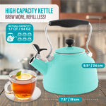 Chantal Vintage 1.7-Quart Enamel-on-Steel Teakettle, Tomato Bisque
