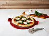 Emile Henry Made In France Flame Individual Pizza Stone, 10 Inch, Figue
