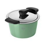 Kuhn Rikon Hotpan Stainless Steel Cooking Pot with Insulated Bowl, 1-Quart, Ocean