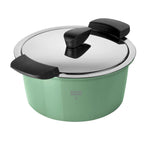Kuhn Rikon Hotpan Stainless Steel Cooking Pot with Insulated Bowl, 2.1-Quart, Ocean