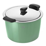 Kuhn Rikon Hotpan Stainless Steel Cooking Pot with Insulated Bowl, 5.3-Quart, Ocean