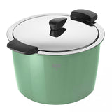 Kuhn Rikon Hotpan Stainless Steel Cooking Pot with Insulated Bowl, 5.3-Quart, Ocean