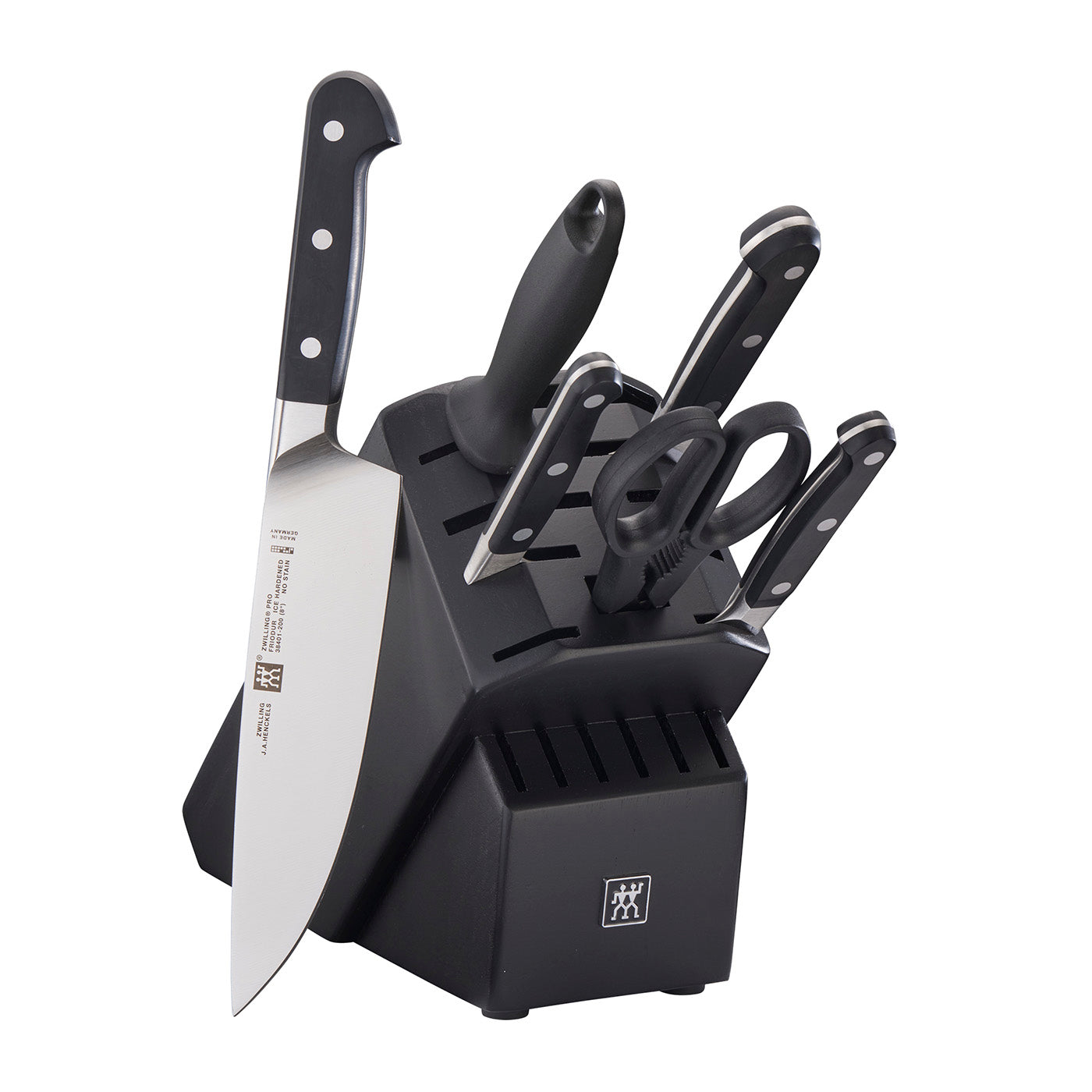 Zwilling Pro 7-pc Knife Block Set, Black