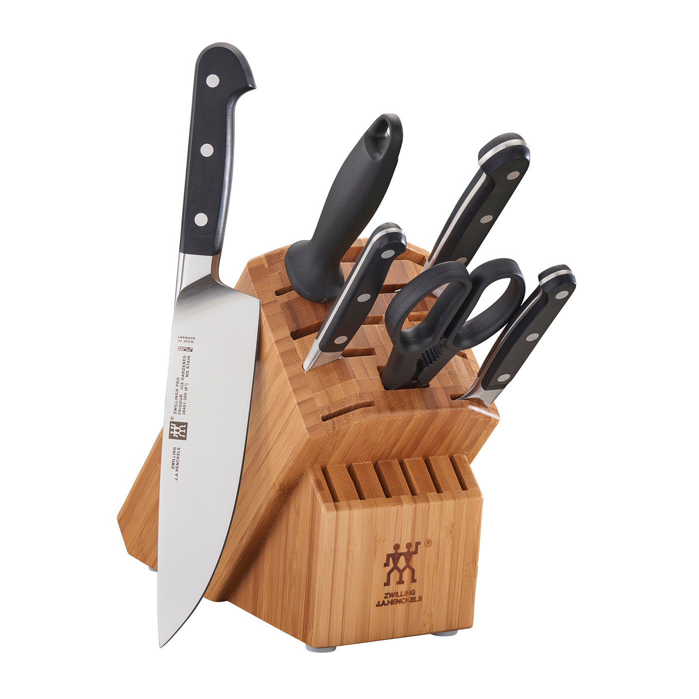 Zwilling Pro 7-pc Knife Block Set, Bamboo