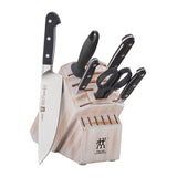 Zwilling Pro 7-pc Knife Block Set, Rustic White