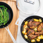 Scanpan 70th Anniversary 3 Piece Cookware Set with Braiser & 10.25-Inch Skillet