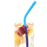 Norpro Silicone Reusable Color Changing Straws with Cleaning Brush, Set of 6