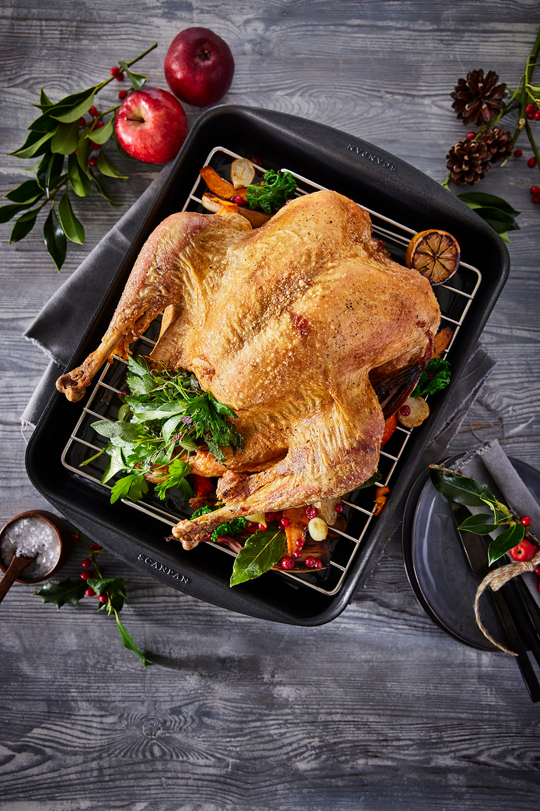 Scanpan Classic 17.5" x 12.5" Roasting Pan, 8.25 Qt.