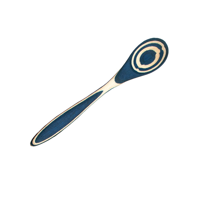 Island Bamboo 8-Inch Pakkawood Mini Spoon, Blue