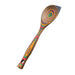 Island Bamboo Pakkawood 12-Inch Corner Spoon, Rainbow