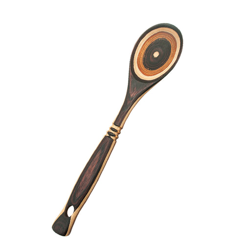 Island Bamboo Pakkawood 12-Inch Spoon, Natural