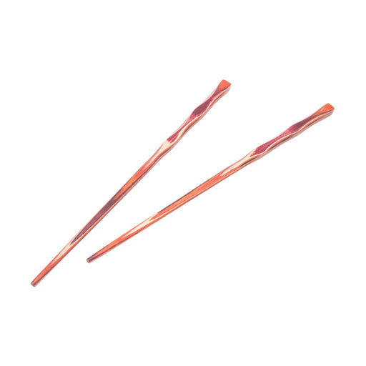 Island Bamboo Pakkawood Chopsticks, 2 Sets, Red