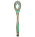 Island Bamboo Pakkawood 12-Inch Slotted Spoon, Mint