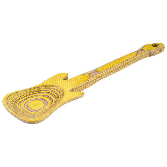 Island Bamboo Pakkawood 12-Inch Guitar Spoon, Lemon