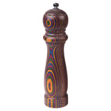 Island Bamboo Pakkawood Pepper Mill, Rainbow