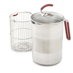 Kuhn Rikon 12 Cup 4th Burner Pot Red