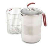 Kuhn Rikon 12 Cup 4th Burner Pot Red