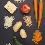 Microplane Artisan Series Extra Coarse Cheese Grater and Zester, Blue