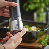 Peugeot Daman Electric Pepper Mill, Iridescent Black, 7 Inch