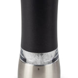 Peugeot Daman Electric Salt Mill, Iridescent Black, 7 Inch