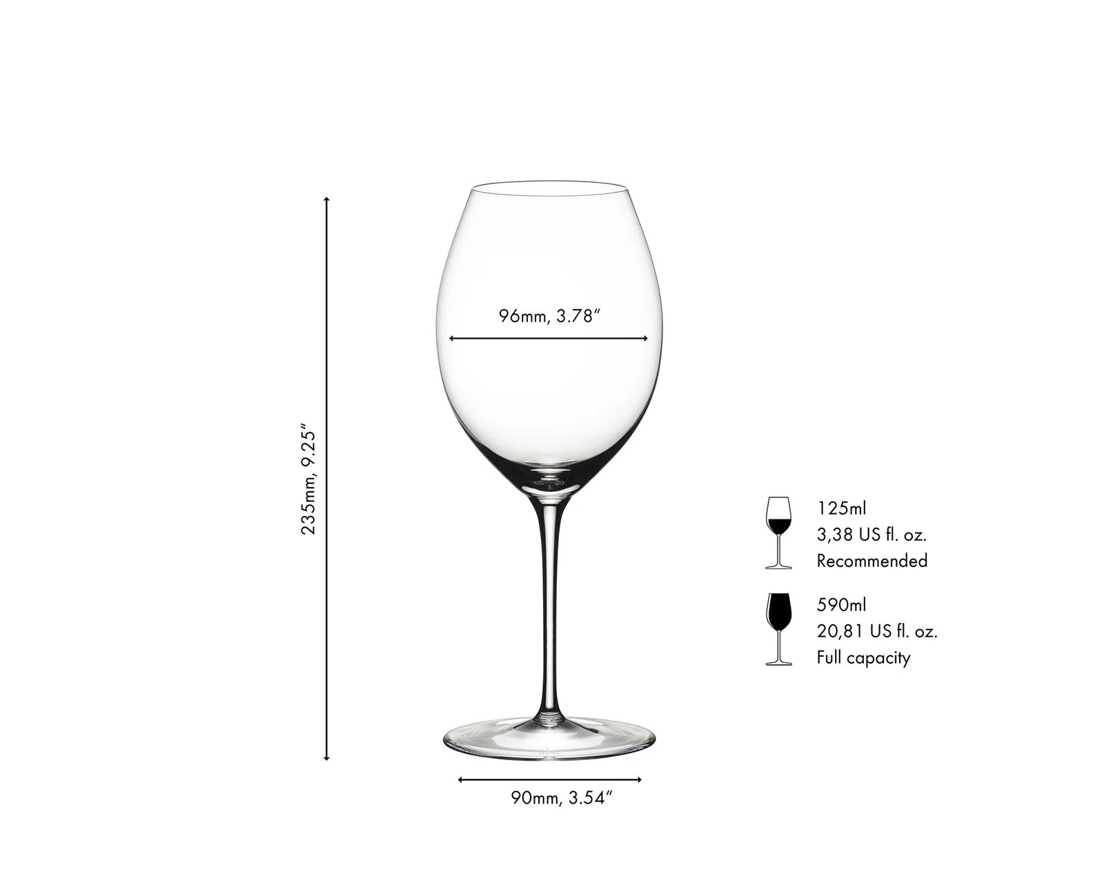 Riedel Sommeliers Hermitage Grand Cru Wine Glass, Single Glass