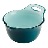 Rachael Ray Tools and Gadgets Nesting Mixing Bowl Set, 2-Piece, Light Blue and Teal